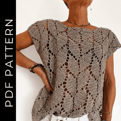 Alora Crochet sweater top Pattern + Videos