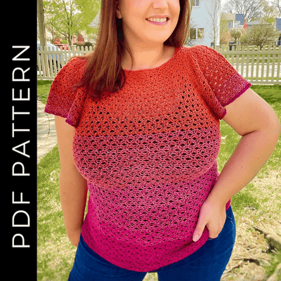 Almera Fancy sweater crochet pattern