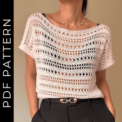 Alva sweater crochet pattern  - video tutorials English