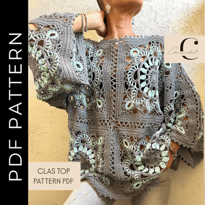 Floreva Bloom sweater crochet pattern